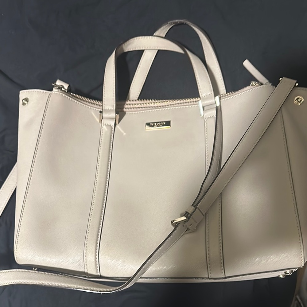 Michael Kors Cream Satchel Bag